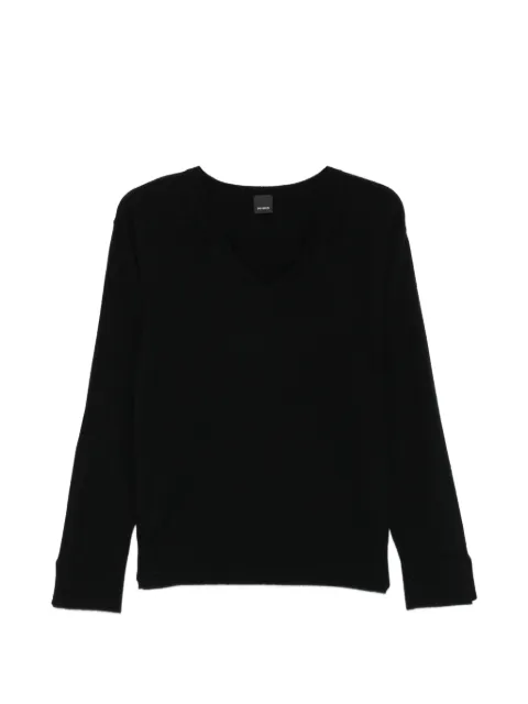 PINKO Spesso V-neck sweater Black 1G147YY3UP