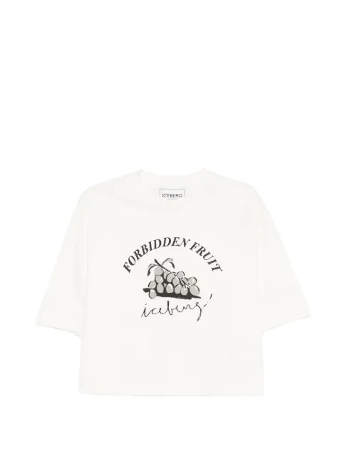 Iceberg graphic-print T-shirt Neutrals F0416321