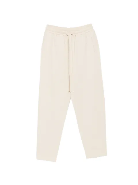 PSOPHIA drawstring elasticated-waist track pants Neutrals 107TRS1623