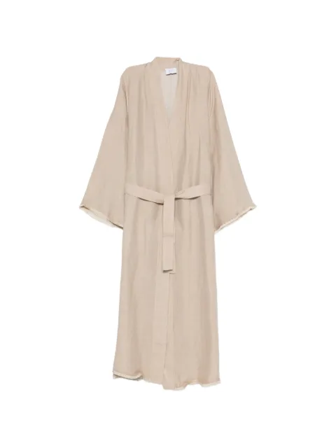mvp wardrobe V-neck kimono Neutrals MVPE4AB1010TE0188