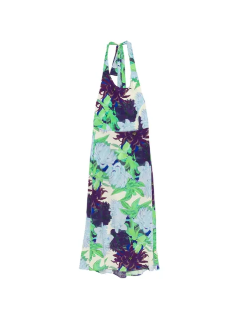 PSOPHIA floral-print halterneck maxi dress Neutrals 213DRS2205