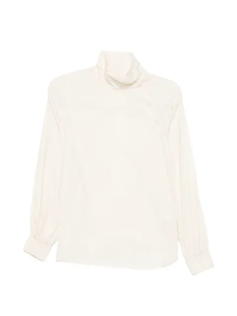PSOPHIA raglan-sleeve cotton blouse Neutrals 209SHR1992