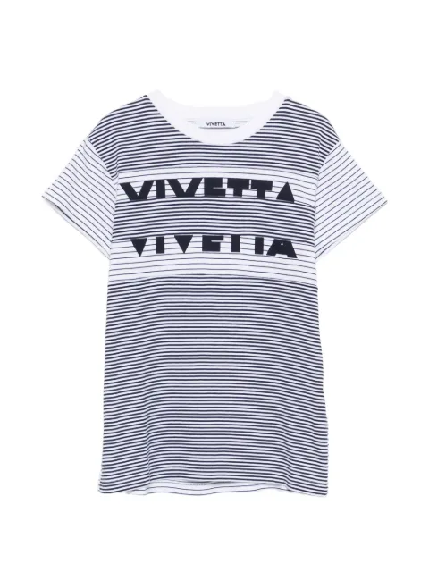 Vivetta striped T-shirt White V2S0F021V406