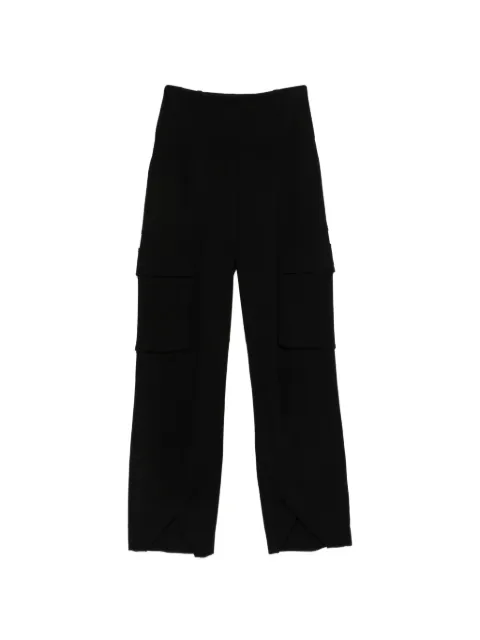 Erika Cavallini flap-pocket trousers Black P4WK01