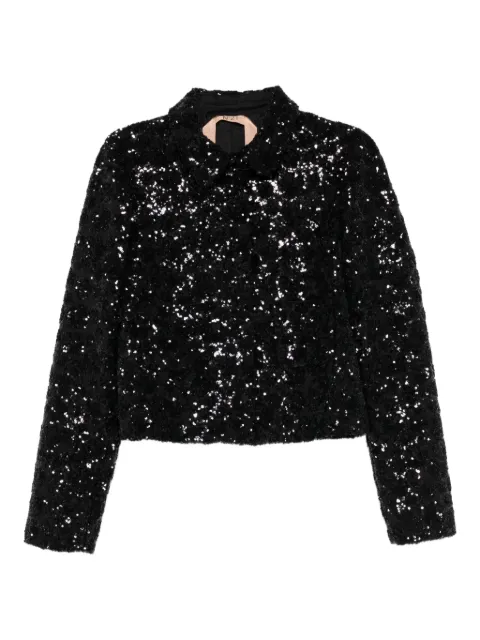 Nº21 sequin jacket Black 25IN2M0L0245265