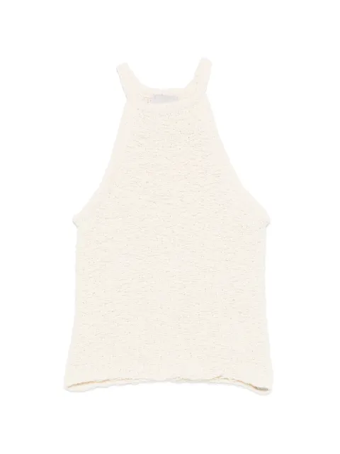 Halfboy textured top Neutrals HS251WK005YC004