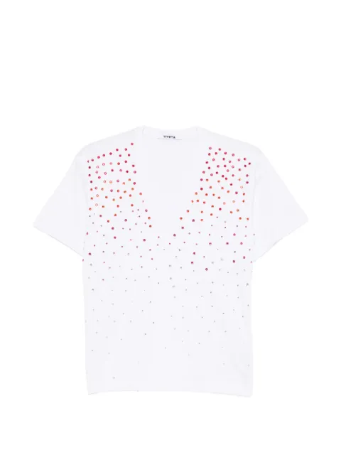 Vivetta V-neck T-shirt White 0F031