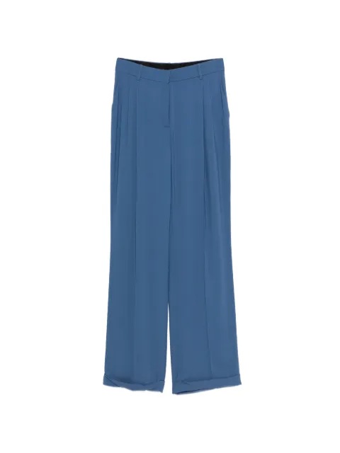 Missoni pleated turn-up palazzo pants Blue 2W004S