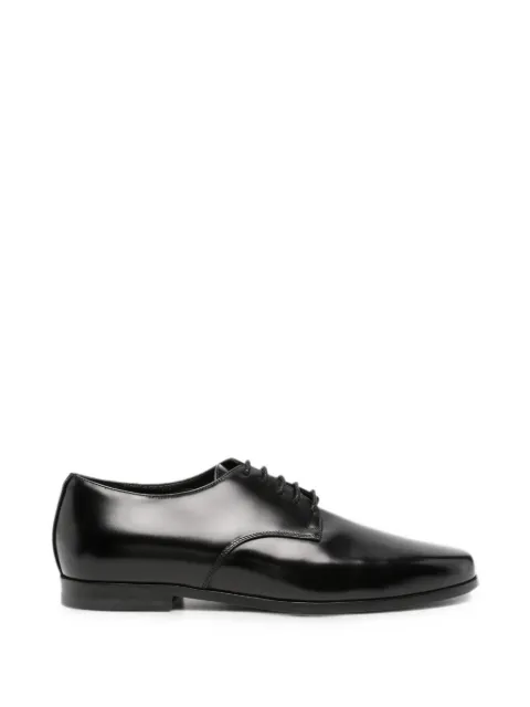 Erika Cavallini leather lace-up Derby shoes Black P4WY05