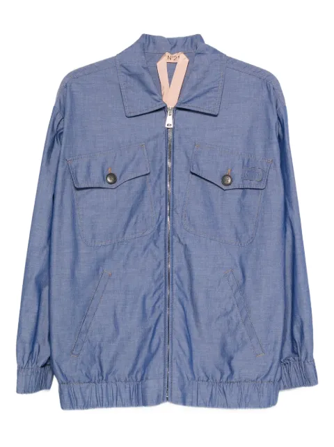 Nº21 button pocket denim jacket Blue 25IN2C0O0120158