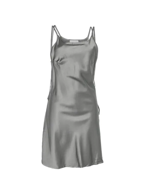 Halfboy spaghetti-strap mini dress Grey WD010