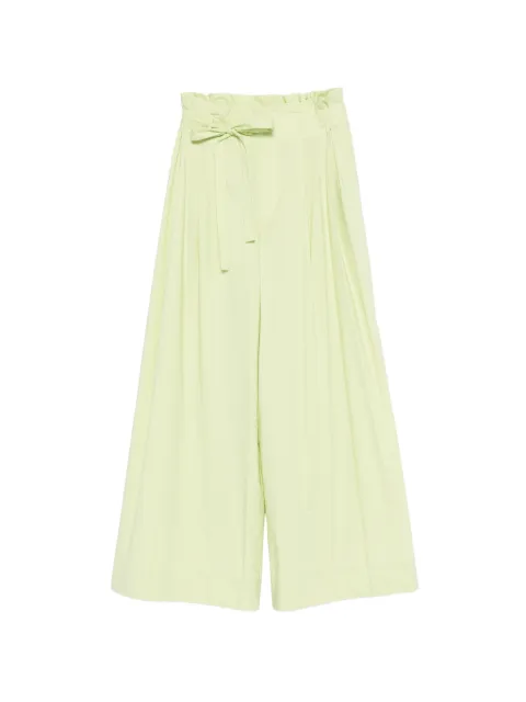 Vivetta tie-waist trousers Green B061V001