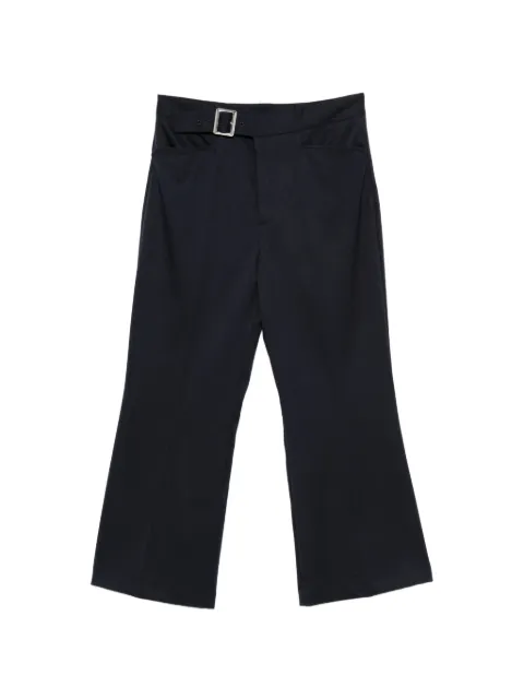 Liviana Conti belted cropped trousers Blue L4WN72