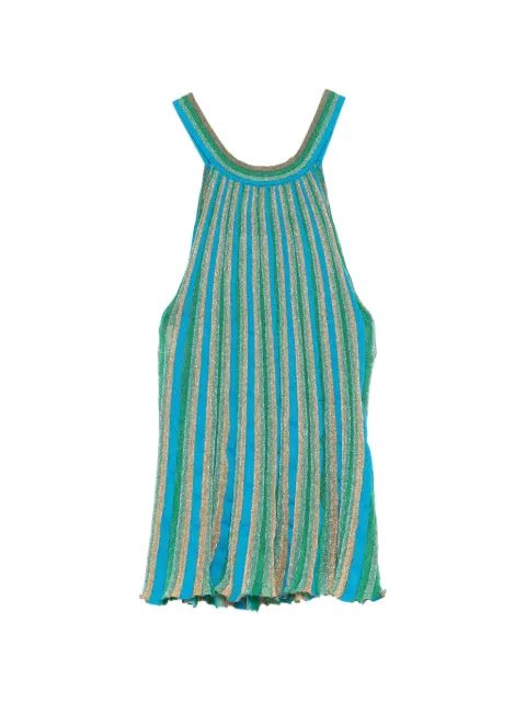 Circus Hotel striped top Blue H5SI04