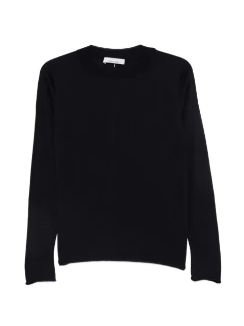 Liviana Conti contrast-stitch sweater Blue F2WA04