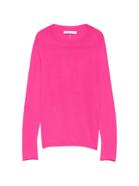 Liviana Conti crew-neck sweater Pink F2WA04