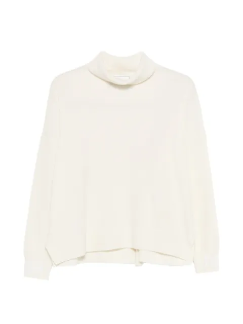 Iceberg roll neck sweater White AOS67491
