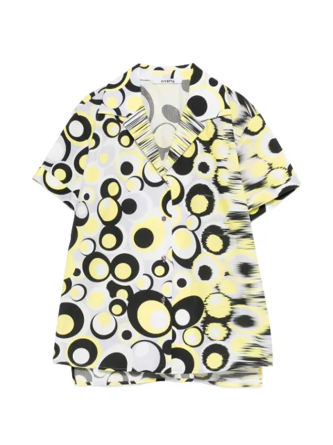 Vivetta printed shirt Purple G021