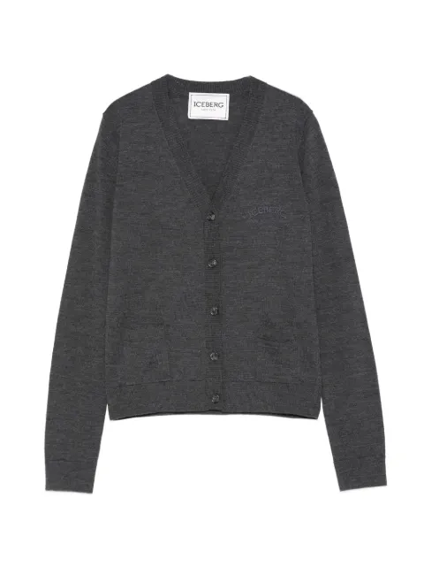 Iceberg V-neck cardigan Grey A0099