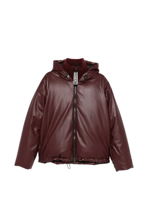 Iceberg hooded bomber jacket Red JS20