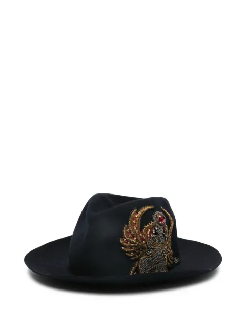 Borsalino embellished hat Blue B390