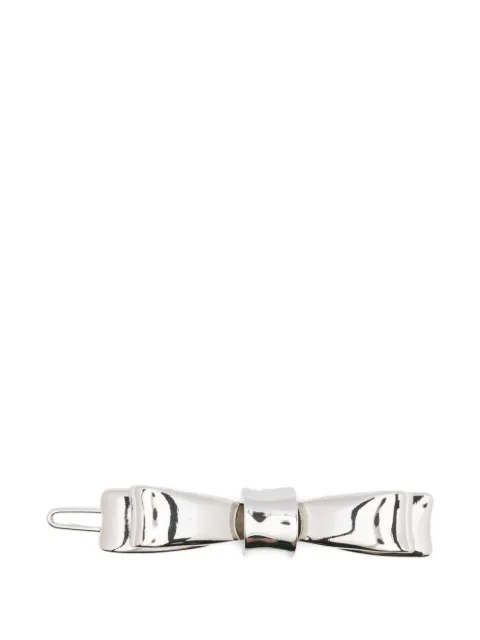 Blumarine bow hair pin Silver 2W280A