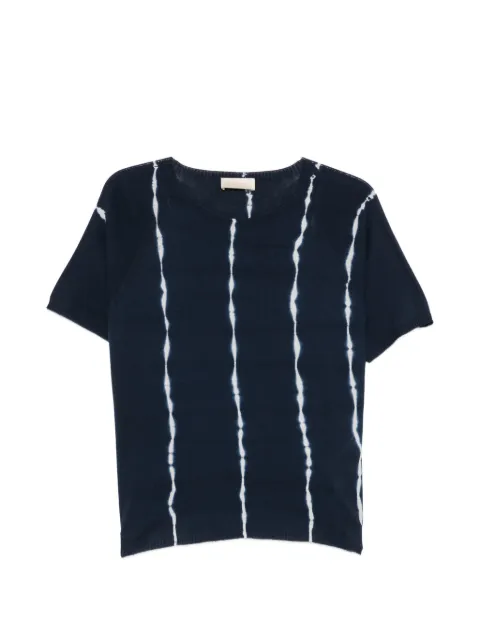 MOMONÌ Calella tie-dye raglan-sleeve T-shirt Blue MOKN010