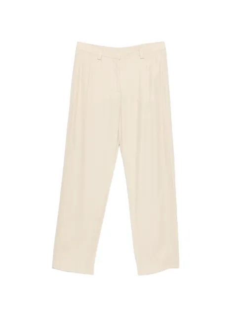 Liviana Conti belt-loop pocket trousers Neutrals L4WO27