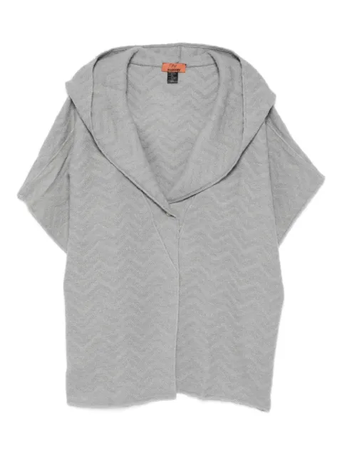 Missoni hooded cape Grey MAWQPSDA417