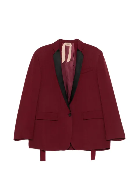 Nº21 tuxedo jacket Red L0615075