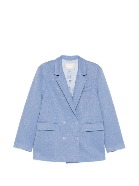 Circus Hotel double-breasted blazer Blue H4SA40