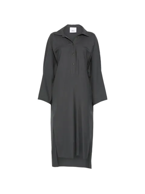Erika Cavallini button front dress Grey E4WH03