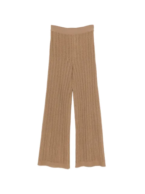 Circus Hotel knitted trousers Neutrals H5SD27
