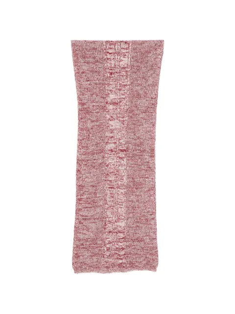 Missoni cable-knit space-dye scarf Red SC35WOD9815