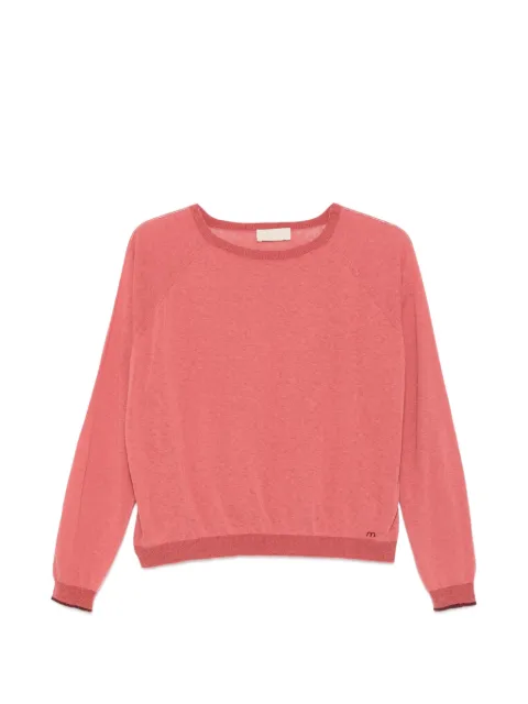 MOMONÌ Rio raglan-sleeve cotton T-shirt Pink MOKN01344AMO