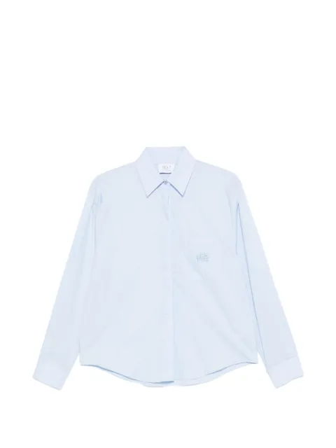 mvp wardrobe logo-embroidered shirt Blue CA0680P