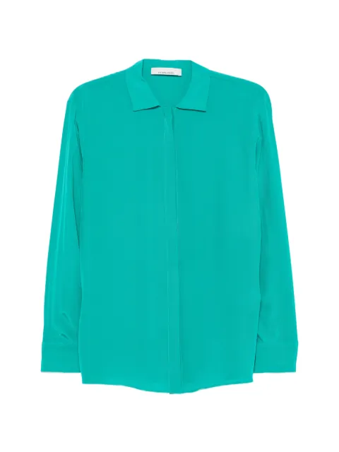 Liviana Conti buttoned long-sleeve shirt Green L2WS52
