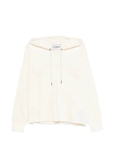 Iceberg hooded graphic hoodie White E0916320