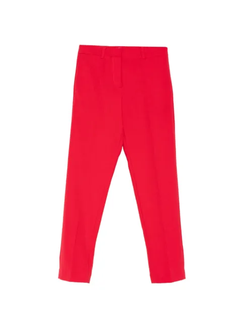 SIMONA CORSELLINI pressed-crease tailored trousers Red CPPA01702