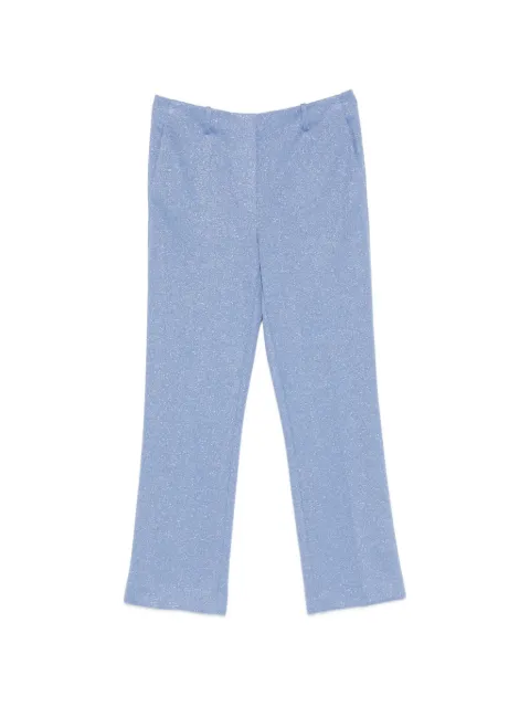 Circus Hotel glitter trousers Blue H4SA43