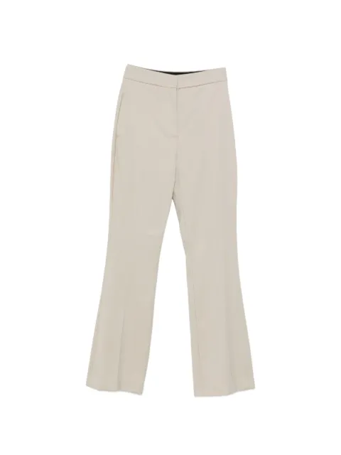 Erika Cavallini flared trousers Neutrals E2WH03
