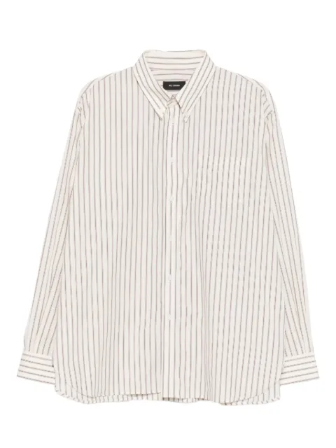 Willy Chavarria striped shirt Neutrals WCSHT0045