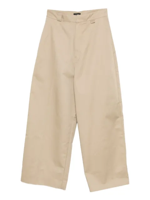 Willy Chavarria wide-leg trousers Neutrals WCBTM0045