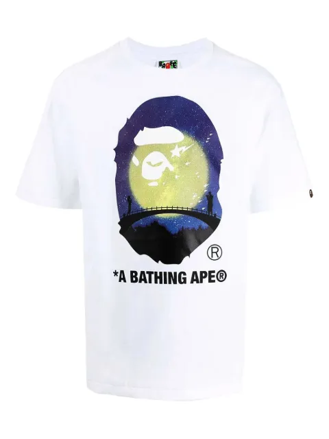 A BATHING APE® The Star Festival Ape Head T-shirt White 4H70110004