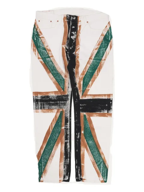 Denim Tears Union Jack jeans Neutrals DT227