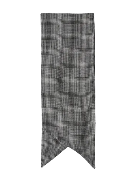 Destin checked scarf Black LOSWOGA