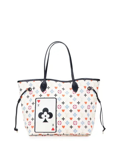 Louis Vuitton Pre-Owned 2020 Monogram Game On Neverfull MM tote bag White OWUNZT0VW67JX5X5