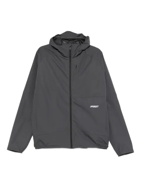 Family First hooded zip performance jacket Grey JTK2601