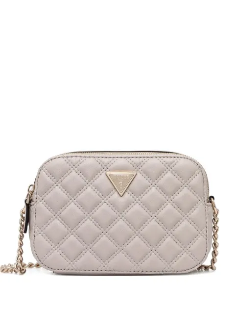 GUESS USA quilted chain cross-body bag Neutrals HWQG9673140