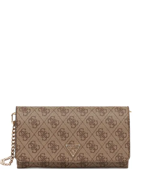 GUESS USA monogram-pattern crossbody bag Brown HWBG9672750